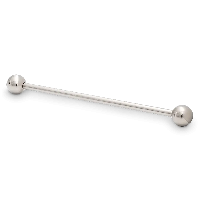 Plain Straight Barbell 1 and longer Titanium Anatometal Necklaces