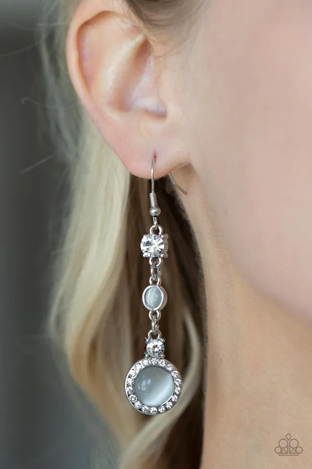 Paparazzi Jewelry Earrings Paparazzi Earring Epic Elegance White