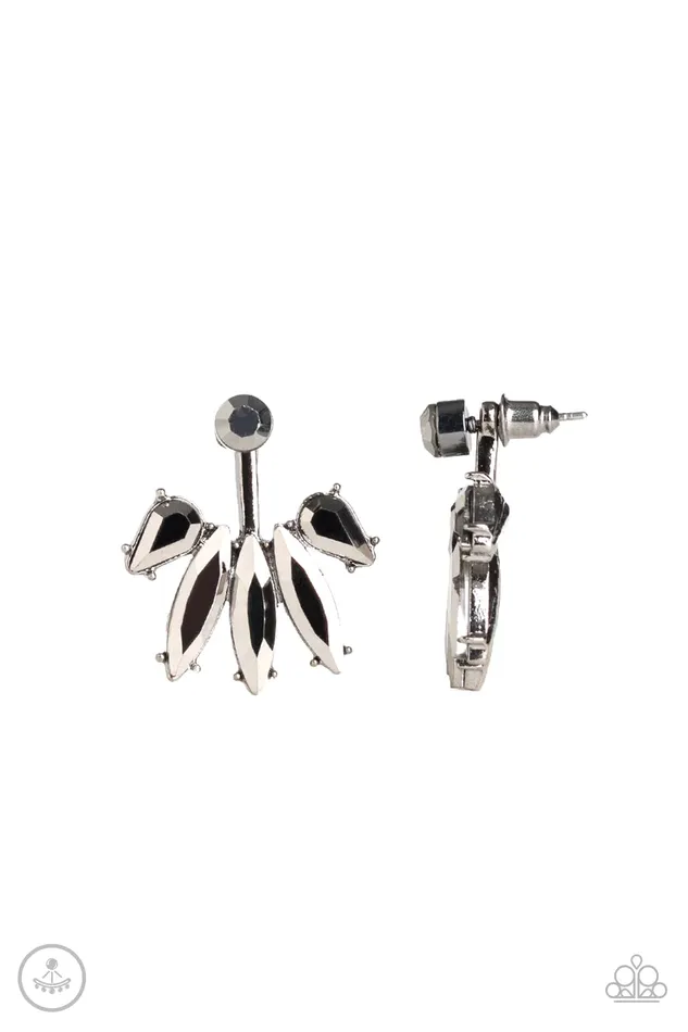 Paparazzi Jewelry Earrings Paparazzi Earring Stunningly Striking Black