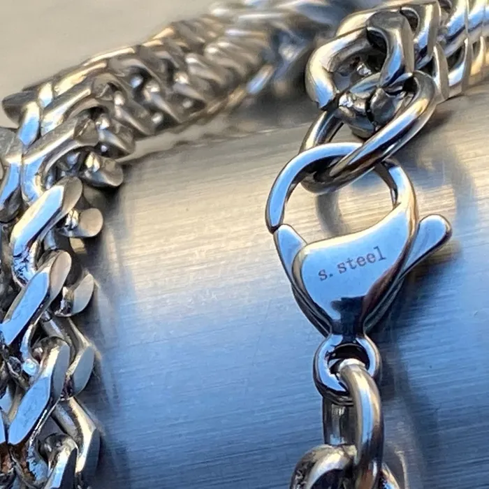 Bling Cartel Admin Necklaces Solid Stainless Steel Franco Chain Necklace 36