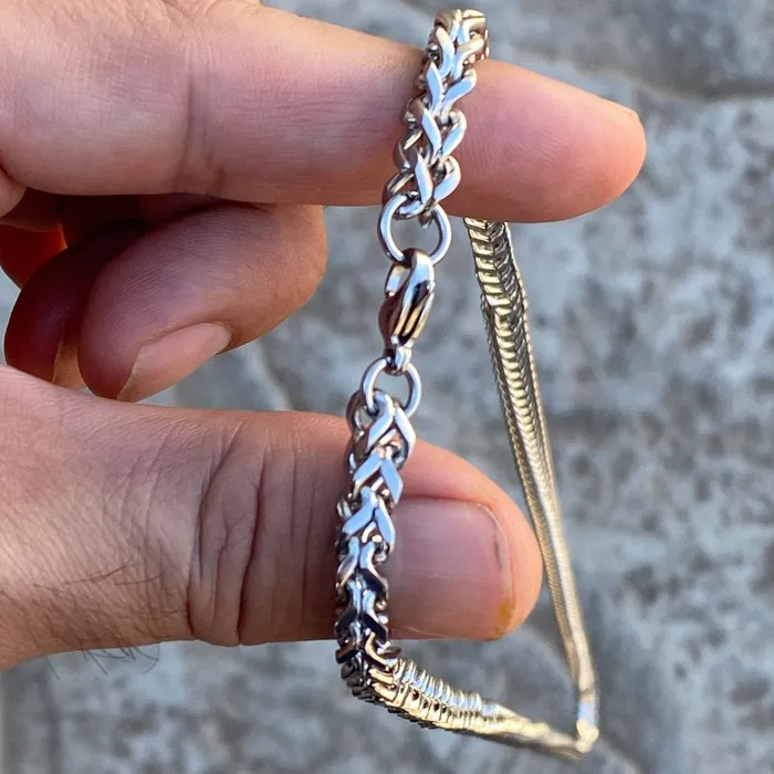 Bling Cartel Admin Necklaces Solid Stainless Steel Franco Chain Necklace 36