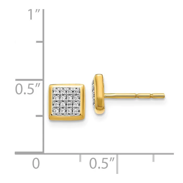 Earrings Jewelry 14K Diamond Post Earrings