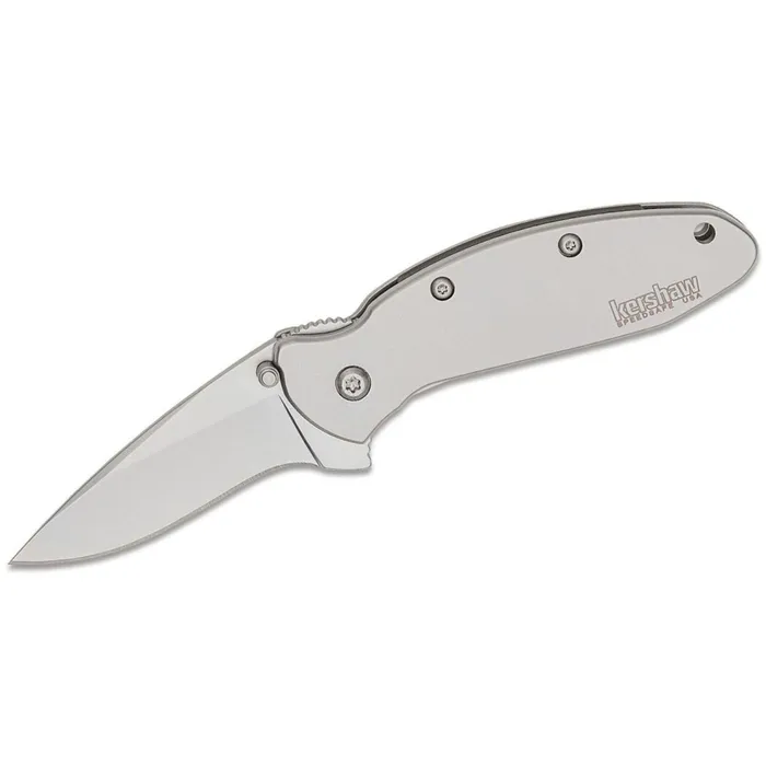 Kershaw Kershaw Pocket Knife Scallion Stainless Steel Handle Drop Point Blade 1620FL Earrings Kershaw Kershaw Pocket Knife Scallion Stainless Steel Handle Drop Point Blade 1620FL Earrings