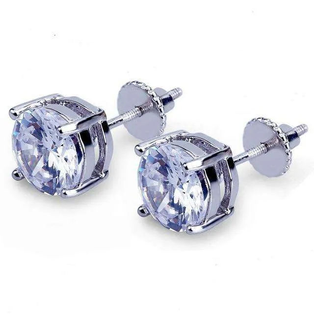VVS Jewelry Classic Ice Stud Earrings Earrings