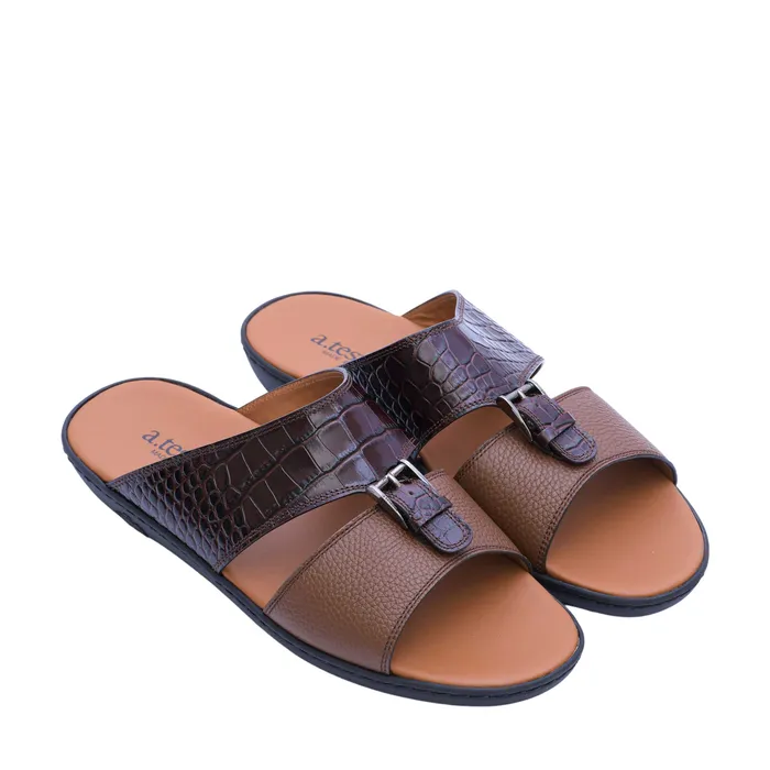 ATestoni Mens TLM PrCroc Calf Sandal A Testoni Rings
