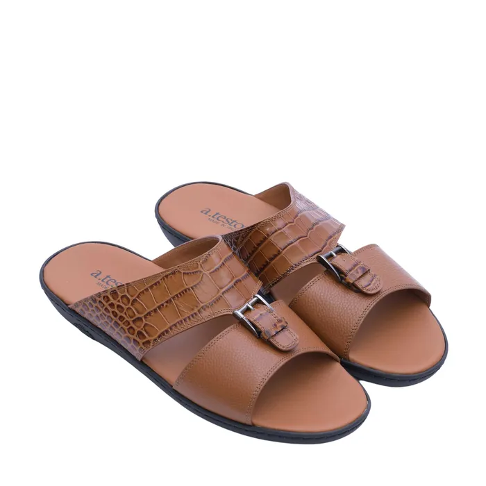 ATestoni Mens TLM PrCroc Calf Sandal A Testoni Rings