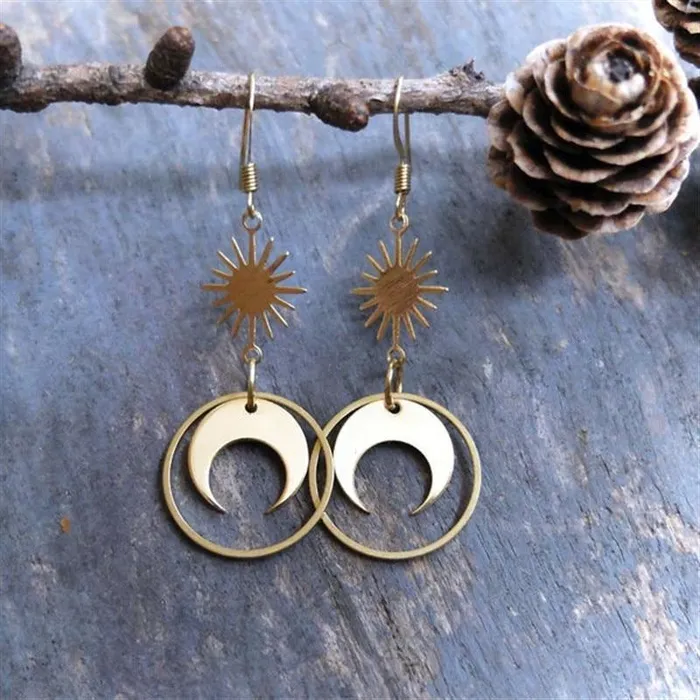 Earrings WickedAF NeoGothic Moon Earrings