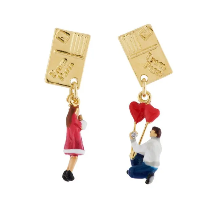Les Nereides Would You Marry Me Asymmetrical Earrings Les Nereides Earrings Les Nereides Would You Marry Me Asymmetrical Earrings Les Nereides Earrings