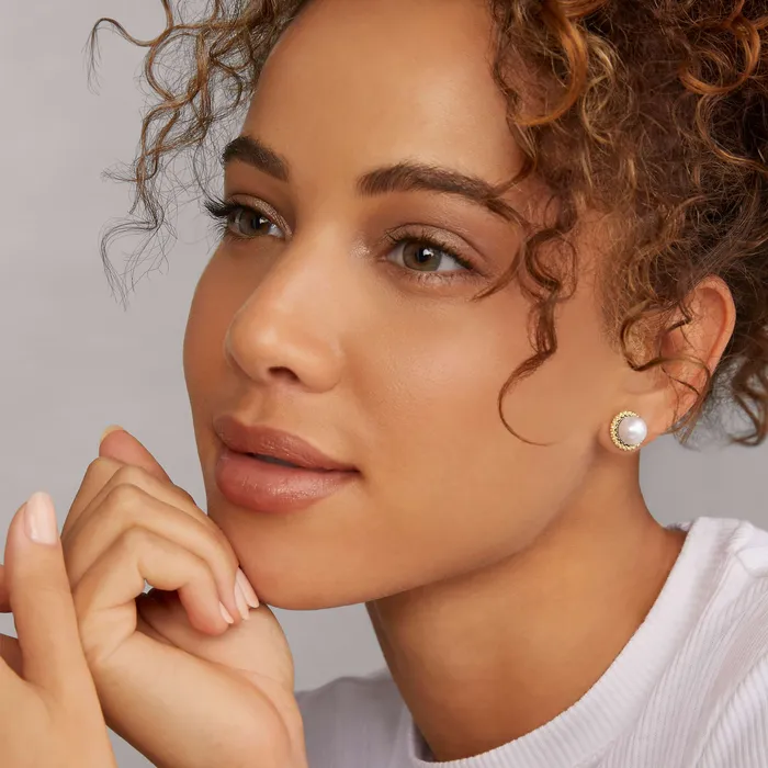 Luna 18K Gold Caviar Pearl Stud Earrings LAGOS Earrings Luna 18K Gold Caviar Pearl Stud Earrings LAGOS Earrings