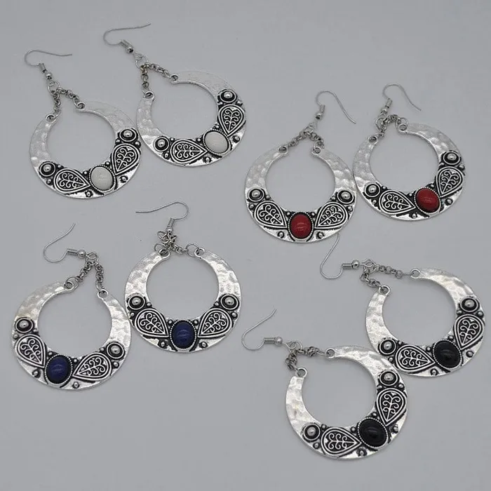 wickedafstore Earrings Oriental Boho Earrings
